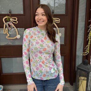 Jess Lea Easter Mesh Top NWT Size Small